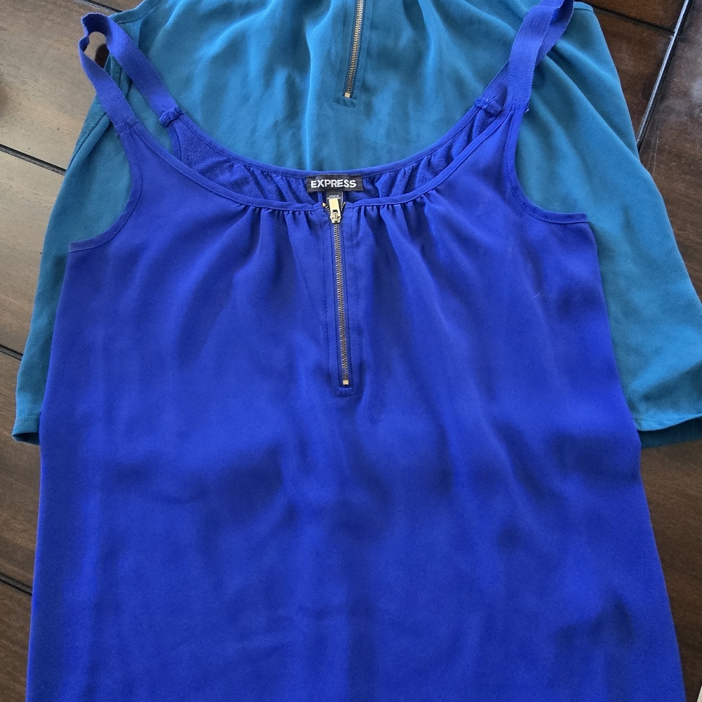 Express Women's Tank Top Lot Of 5 with Zipper Detail Size Small